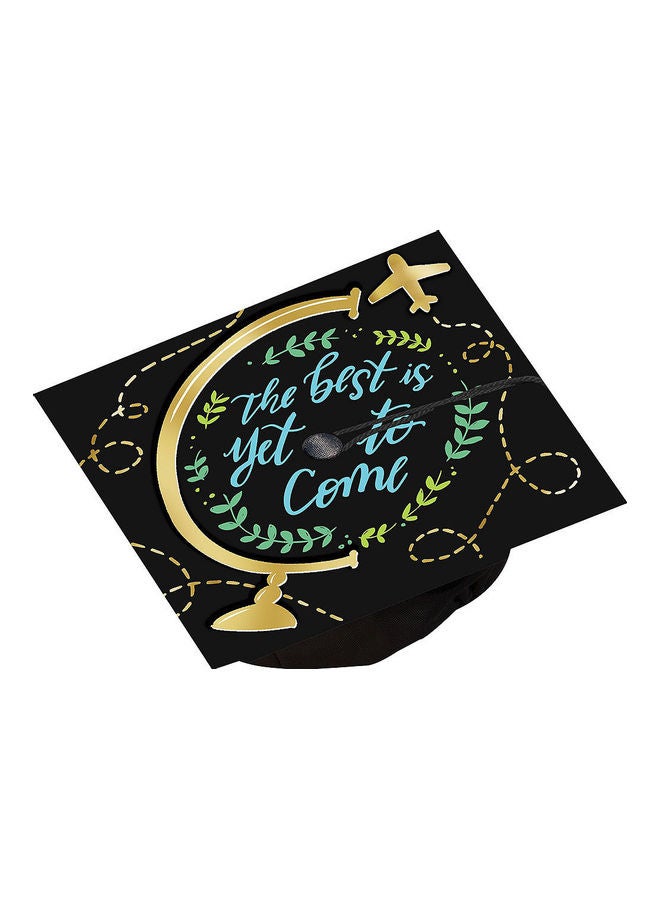 The Best Is Yet To Come Grad Themed Cap Decorating Kit