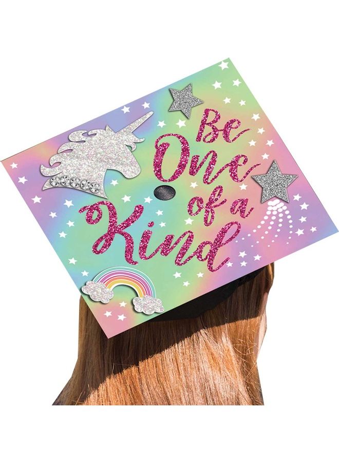 Be One Of A Kind Grad Themed Cap Decorating Kit