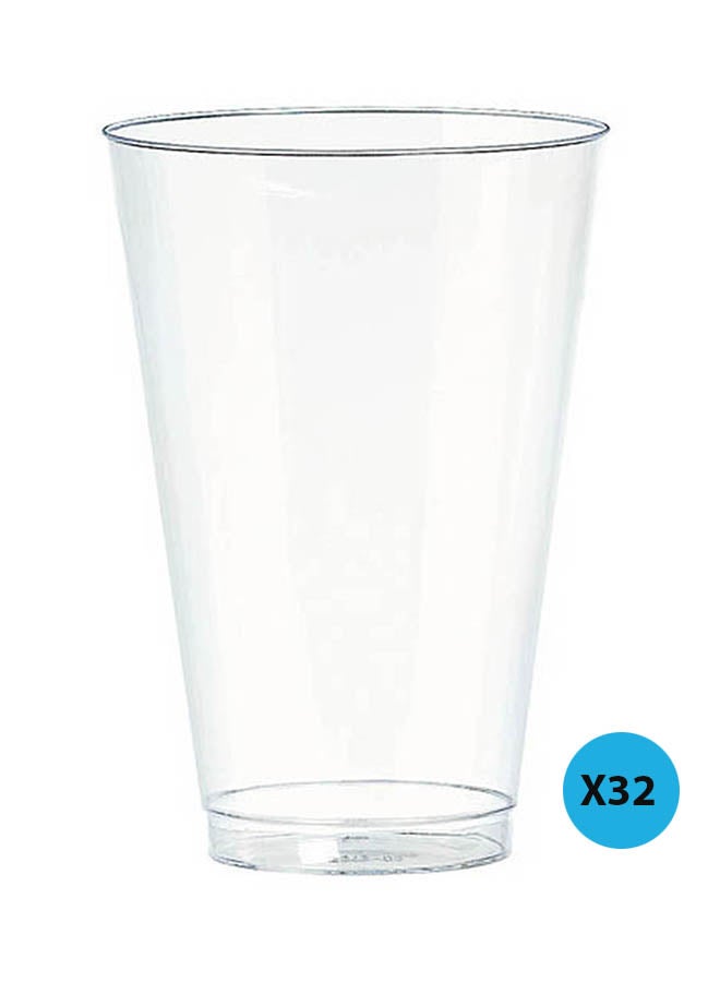 32-Piece Plastic Tumblers