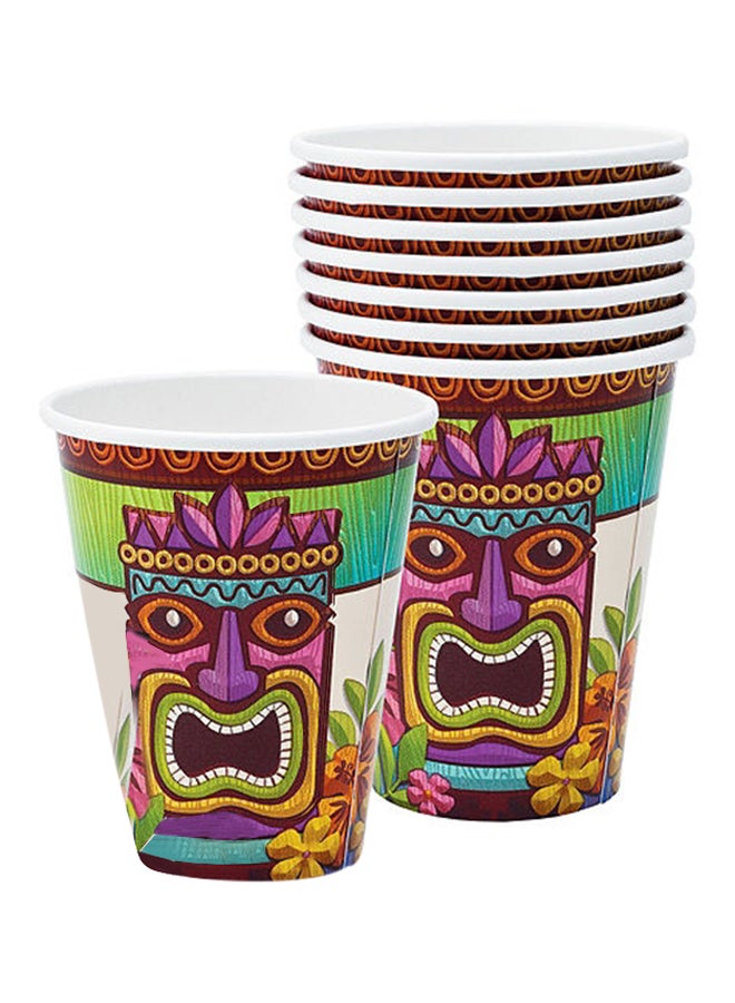 50-Piece Tropical Tiki Party Cup Set