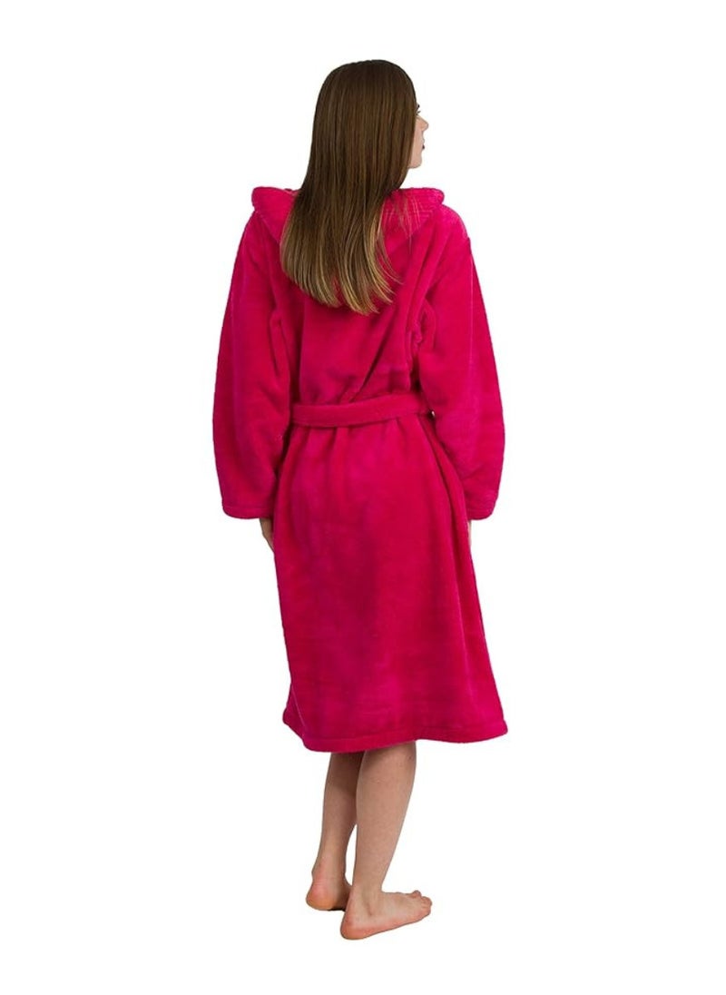 Pinkish Red Color Lightweight And Cloud Soft Terry Bathrobe XL Size