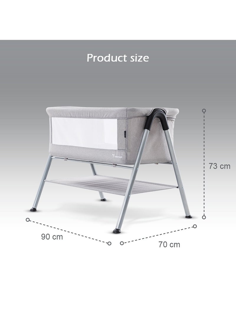 Teknum SLEEPZEN 2 Bedside Crib Bassinet - Grey