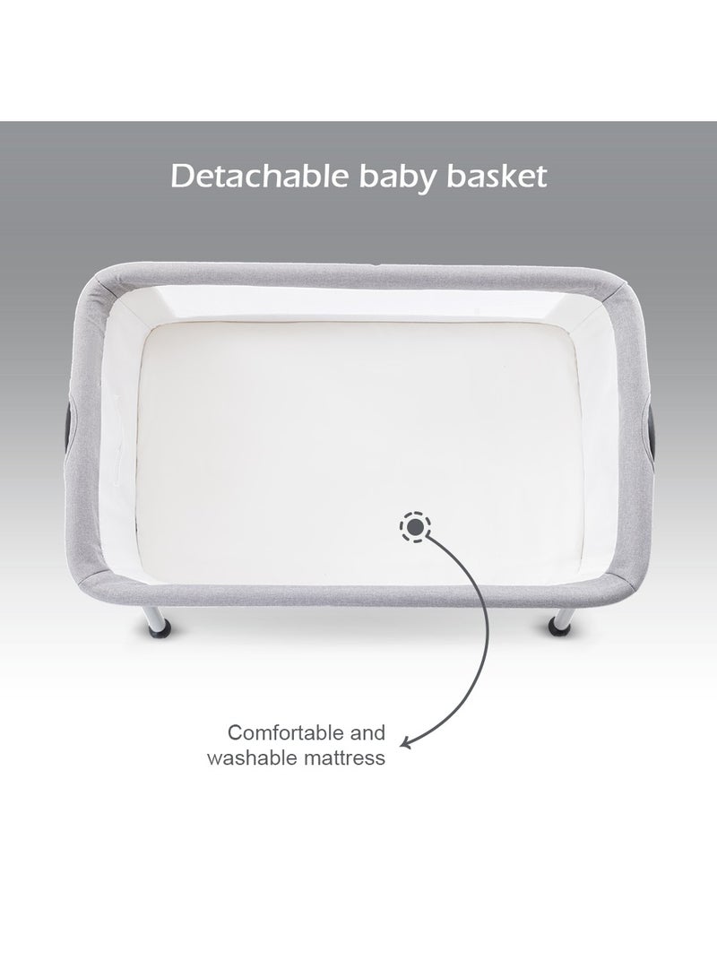 Teknum SLEEPZEN 2 Bedside Crib Bassinet - Grey