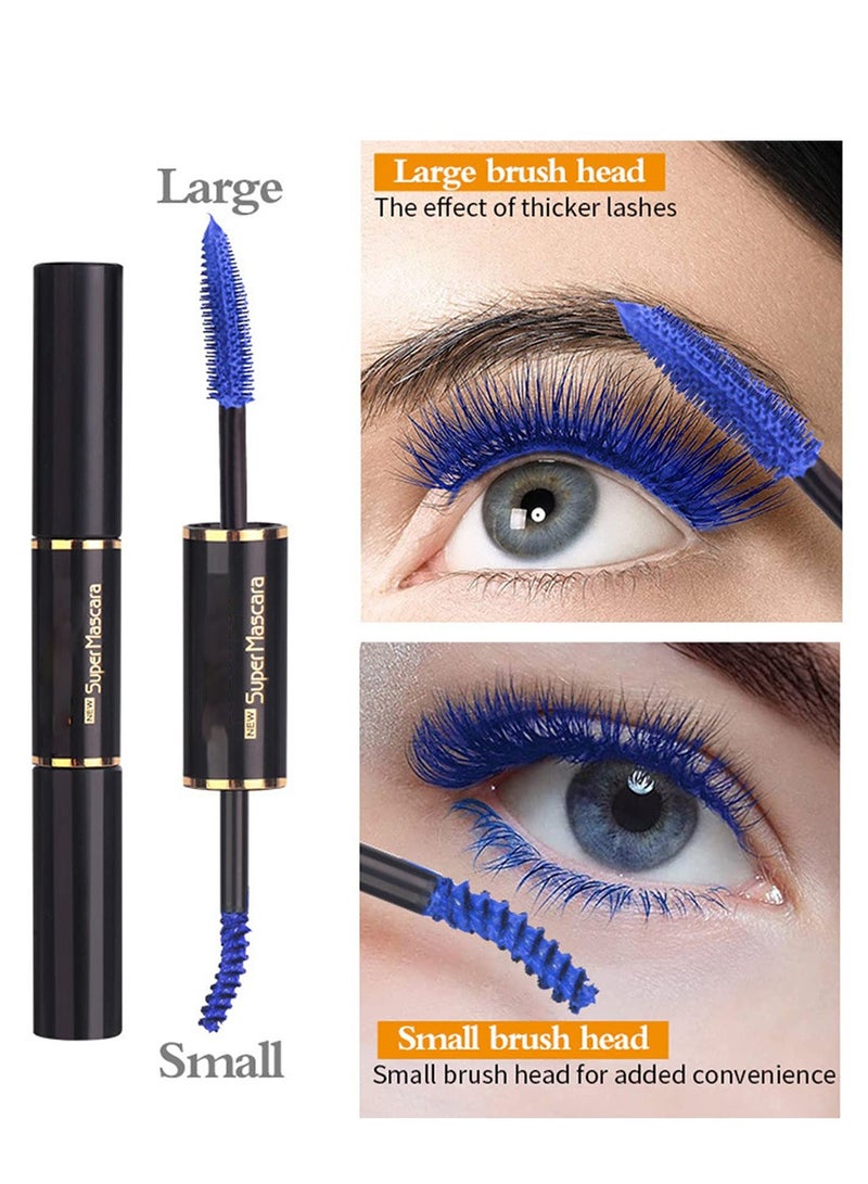 5 Colors Mascara Set Colorful Mascara Waterproof Long Lasting Thick Mascara 0.2 fl oz Washable Volumizing Lengthening Defining Curling Eyelash Makeup Set Lift Separates Eye Lashes False Lash Effect
