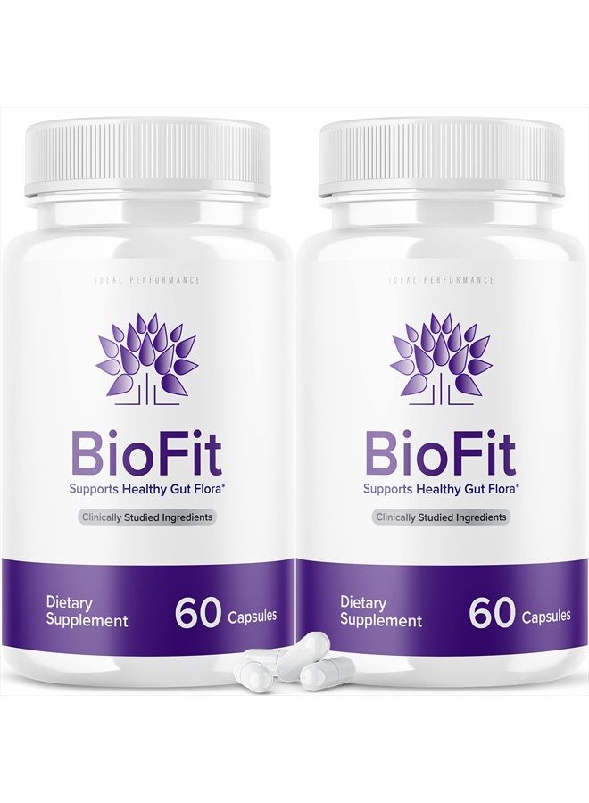 Biofit Probiotic Pills Bio Fit Supplement (2 Bottles)