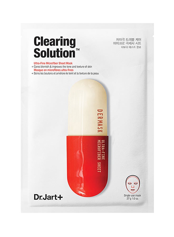 Dermask Ultra Fine Micro Fibre Clearing Solution Sheet Mask