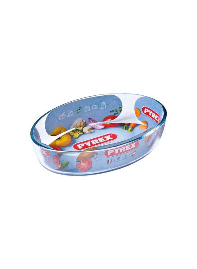 Pyrex- Essentials Multipurpose Oval Roaster 21X13Cm 221B000-N CLEAR 21cm