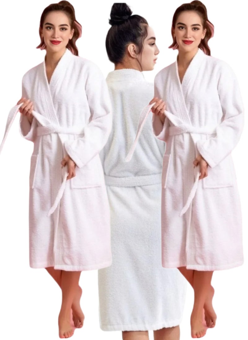 3 Pieces Luxury Suite Terry Bath Robe