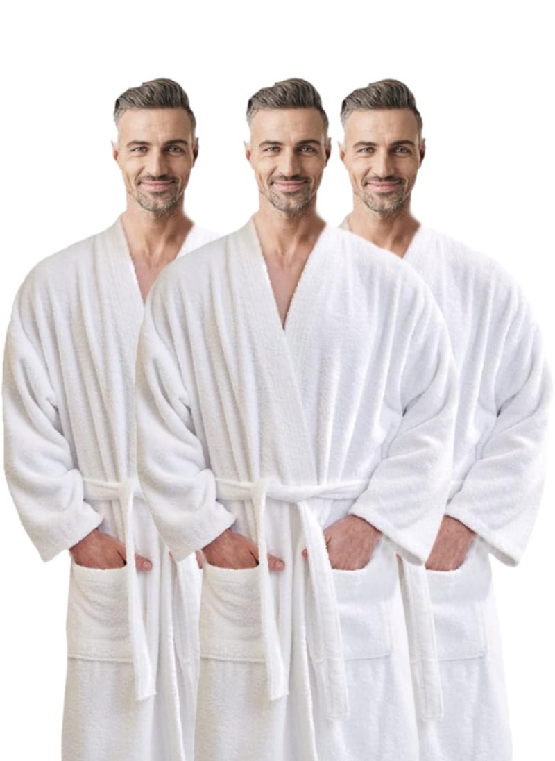 3 Pieces Dressing Gown Bathrobe Free Size Nightwear