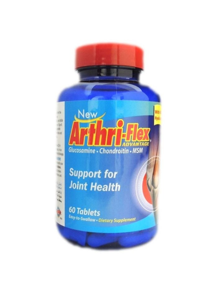 Arthri-Flex Advantage Tablet With MSM, Glucosamine, Chondroitin & Hyaluronic Acid, For Joint Health, Pack of 60's