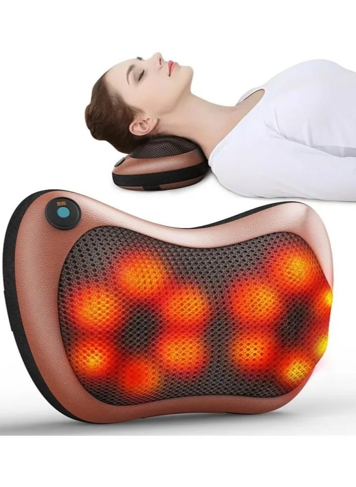 Electric Multifunctional Head Massager, Car, Home, Cervical, Shiatsu Massage, Neck, Back, Waist, Body, Pillow, Cushion