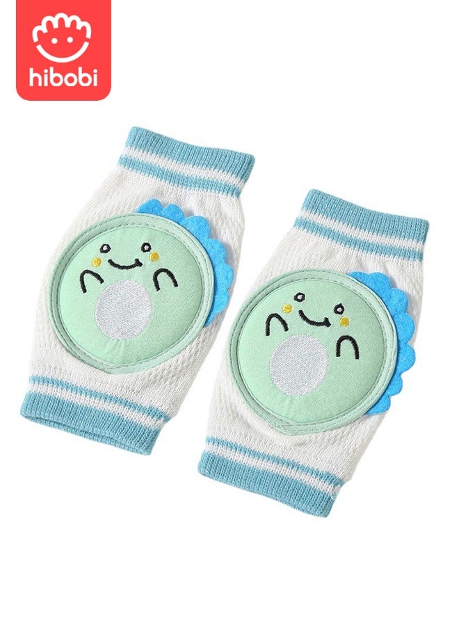 3 pairs of breathable cotton children's and infants' safe crawling elbow pads, anti-fall cartoon knee pads