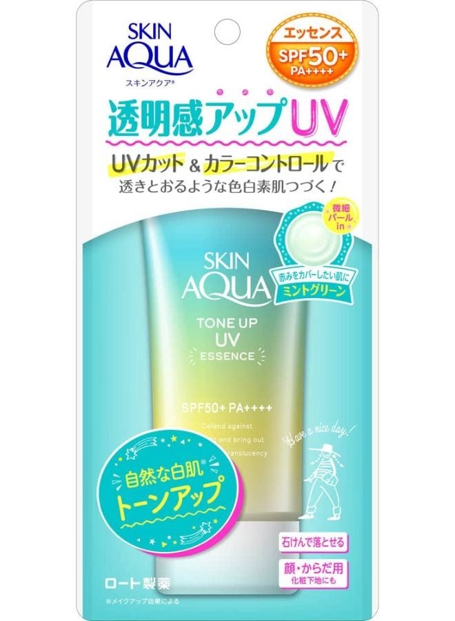 Tone Up UV Essence SPF50 Mint Green 80g