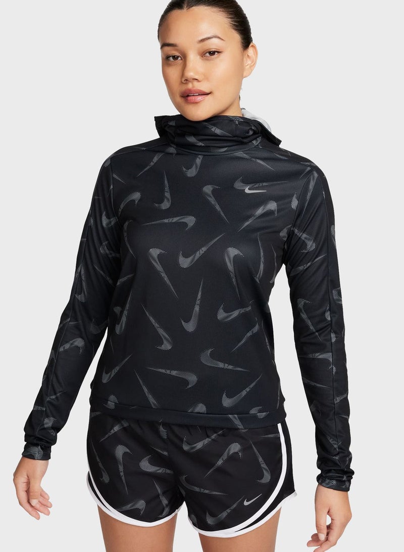 Essential Swoosh Printed Hoodie