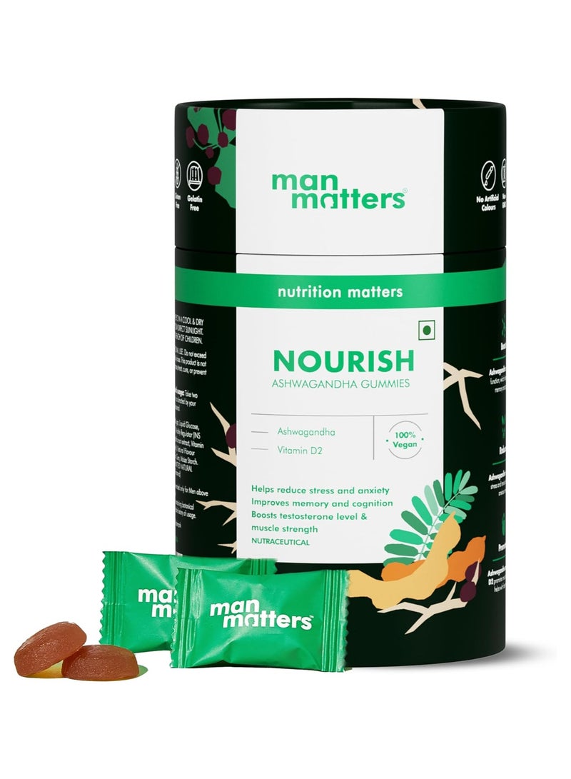 Man Matters Ashwagandha Gummies, 60 gummies