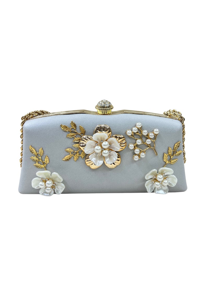 Embellished Square Clutch