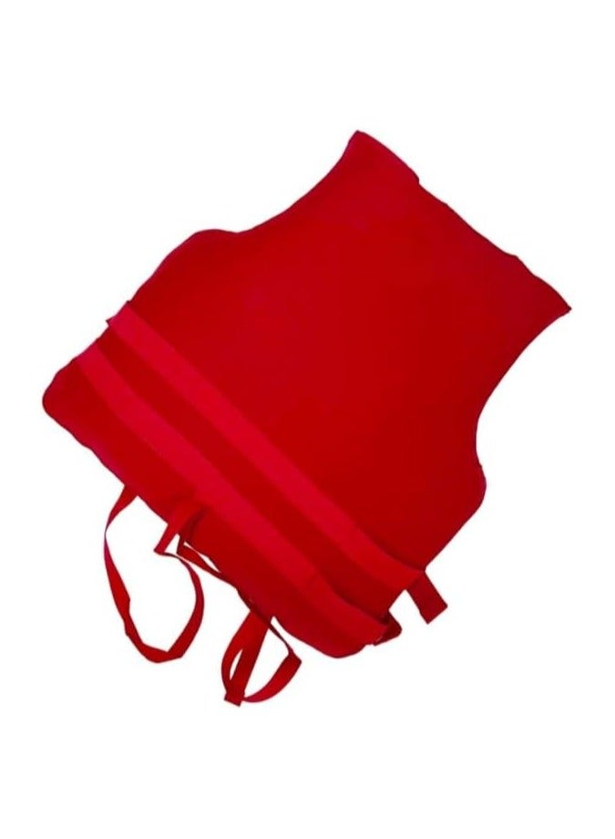 Foam Neoprene Super Soft Professional Swimming Life Jacket Swim Vest Size XX-Large 90 to 120KG - Red