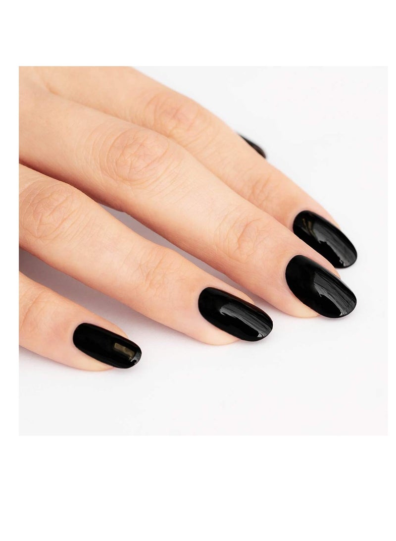 Gelish MINI Black Shadow Soak-Off Gel Polish, Black Gel Nail Polish, Black Nail Colors, Dark Nail Colors, 0.3 oz.