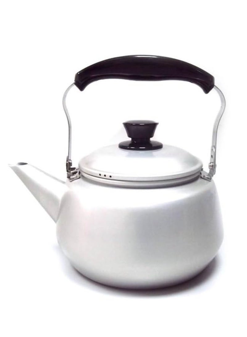 Tea Pot  1.2 Liter Capacity  White Black For Home Kitchen