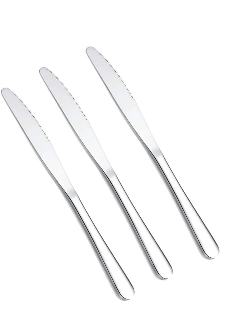 08140010700 Orion Table Knife 3-Pieces Set Tableware Cutlery Set For Home And Kitchen Dishwasher Safe