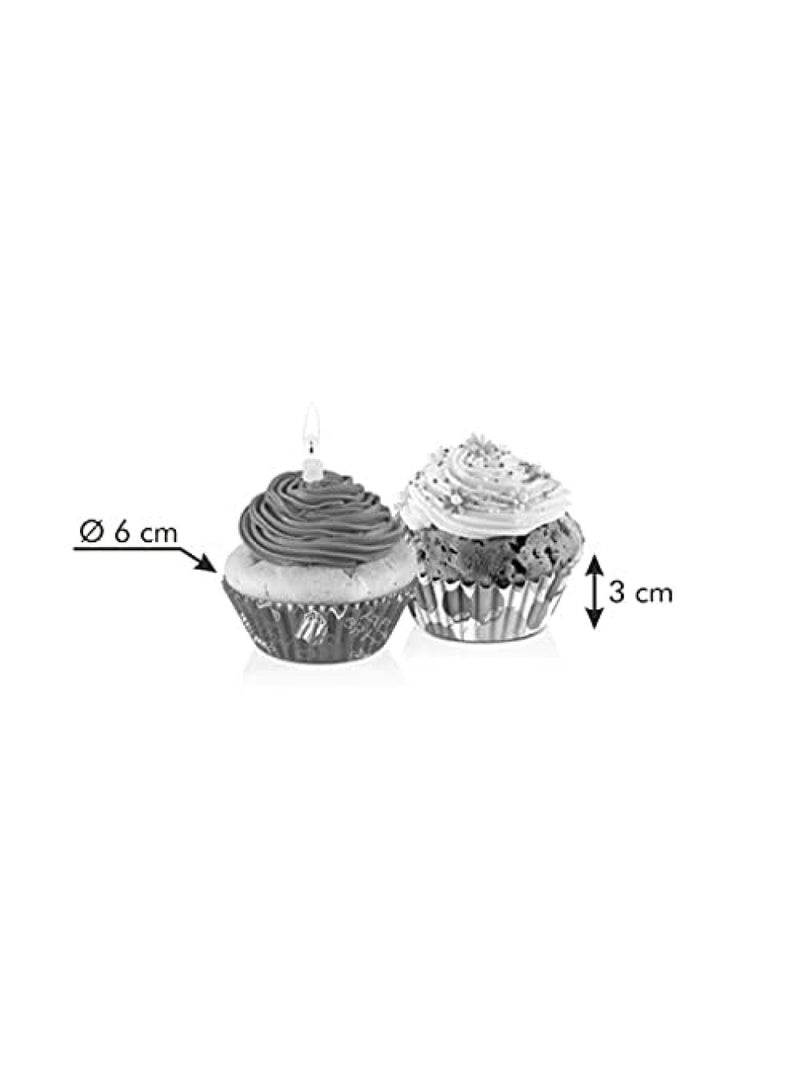 Delicia Baking Cups Party Decoration 60 Pieces 6 Cm