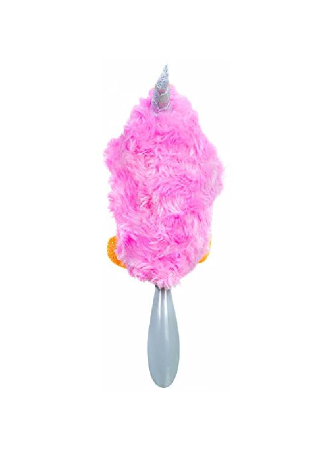 Plush Kid'S Detangler (Penguin Unicorn) With Soft Intelliflex Bristles For All Hair Types, Multicolor