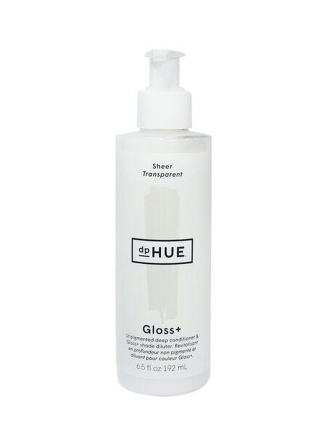 Gloss Plus Semi-Permanent Hair Color And Deep Conditioner Sheer Transparent 192ml