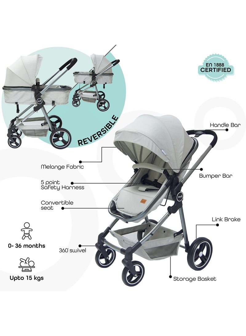 Pro - 2 in 1 Stroller - Grey