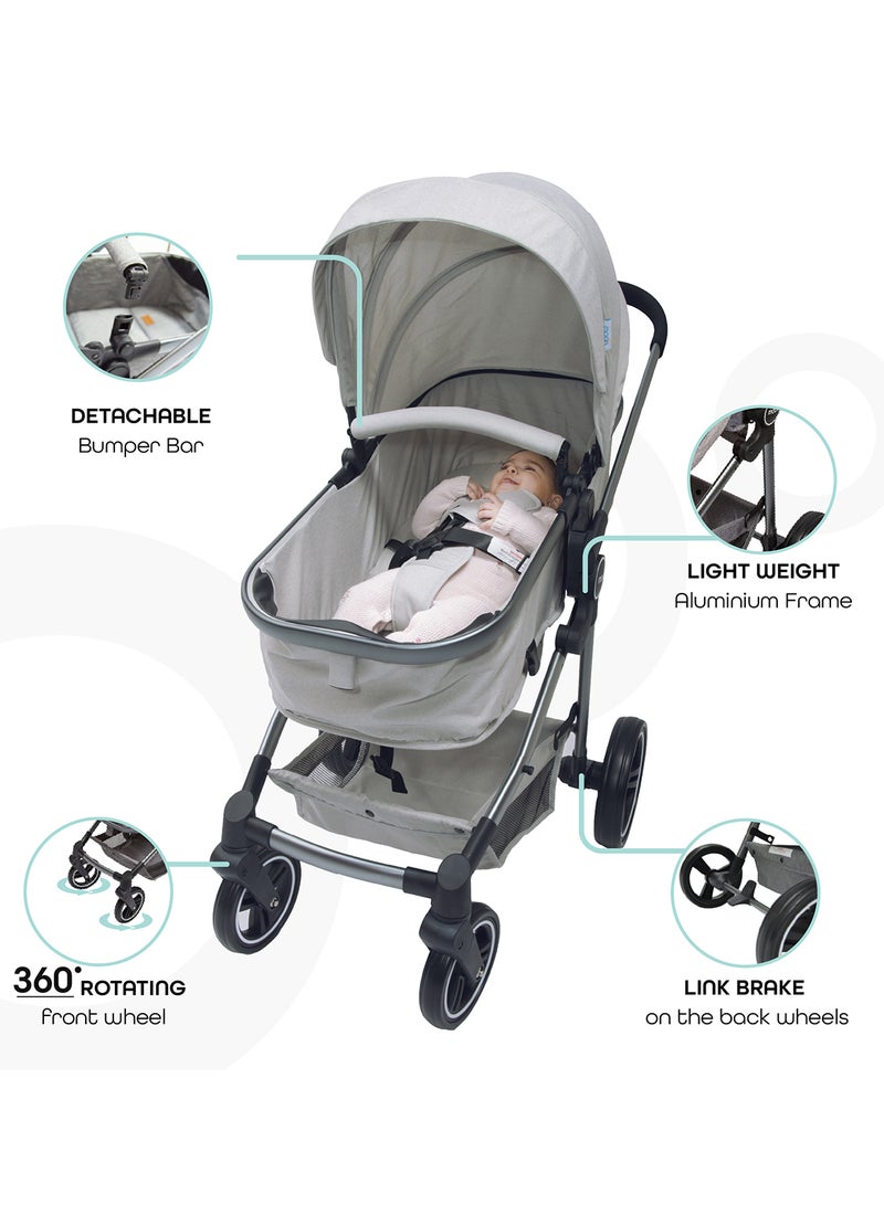 Pro - 2 in 1 Stroller - Grey