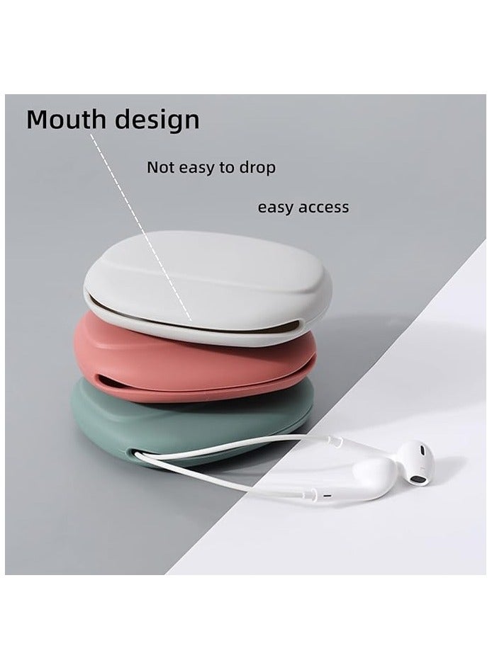 Silicone Earphone Storage Box Mobile Phone Data Cable Finishing Bag