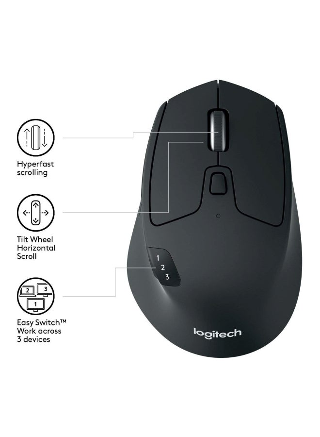 Triathlon Wireless Mouse Black