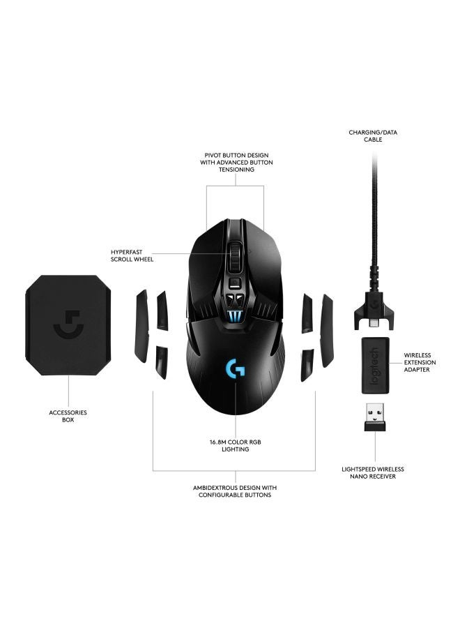 G903 Wireless Gaming Mouse With Powerplay Charging Black/Blue