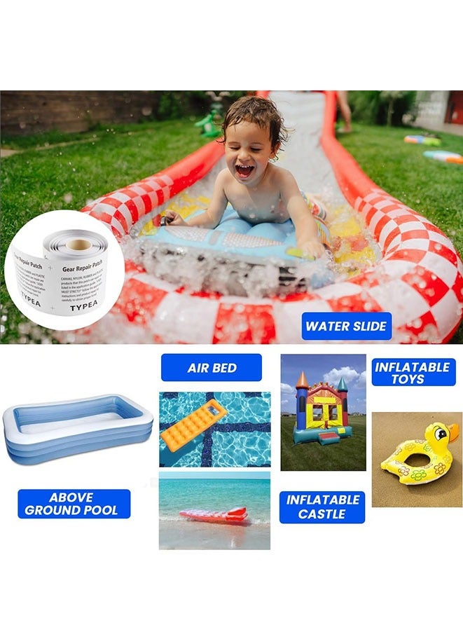 Self Adhesive Repair TPU Tape 3.0 x 150 Inch Air Mattress Patch Kit Swimming Pool Tent Patch Inflatable Toys Swimming Pools Swimming Ring Canvas Canopy Inflatable Toys