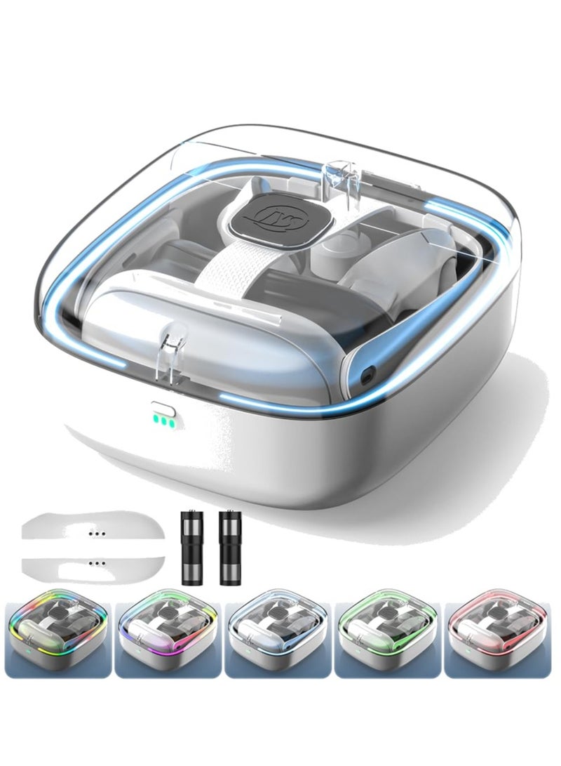 RGB Charging Dock for Meta Quest 3, VR Charging Station with 2 Batteries Headset Charging Stand with LED Light Controller Charging Dock for Meta Quest 3 Accessories