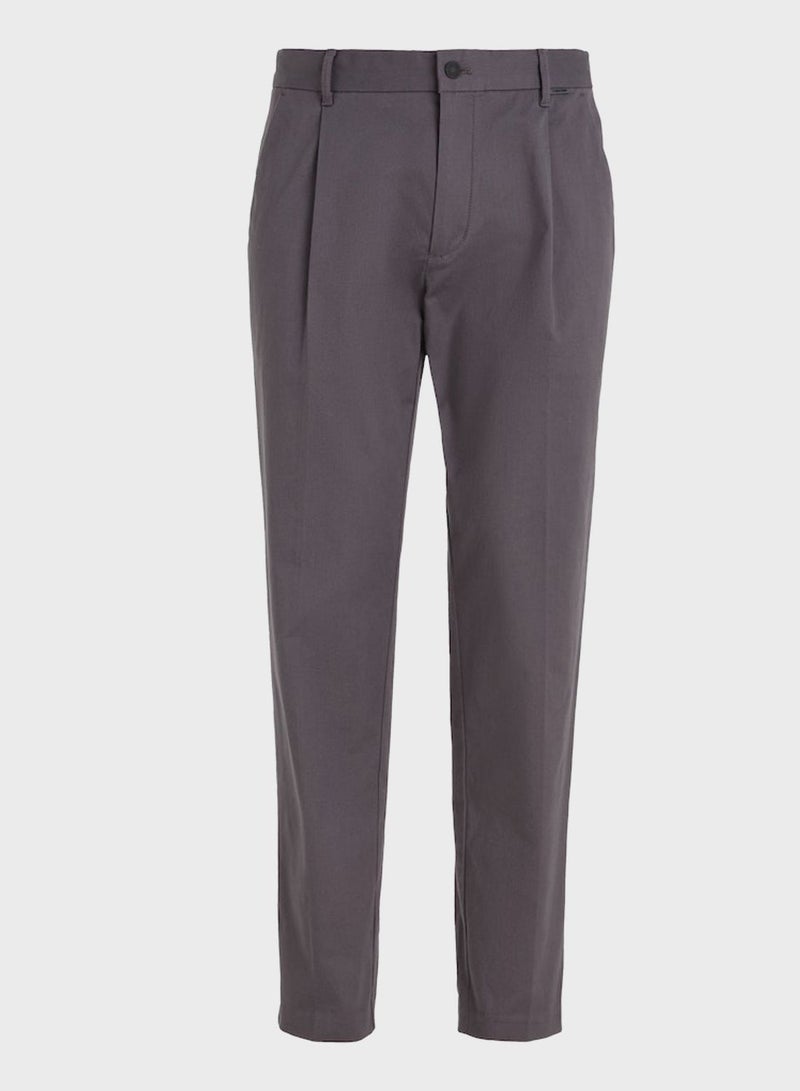 Essential Twill Tapered Pants