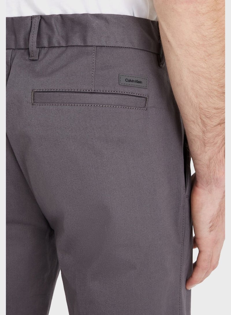 Essential Twill Tapered Pants