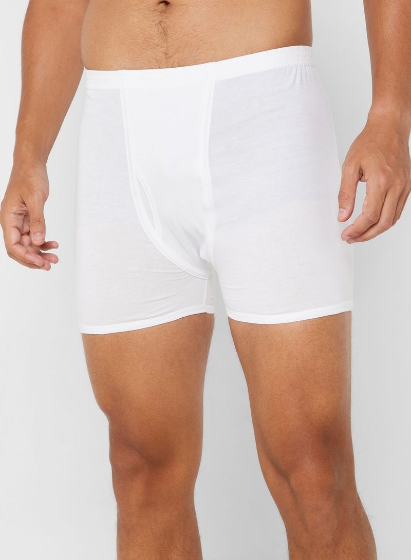 3 Pack Waist Band Boxers With Antibacterial Finish