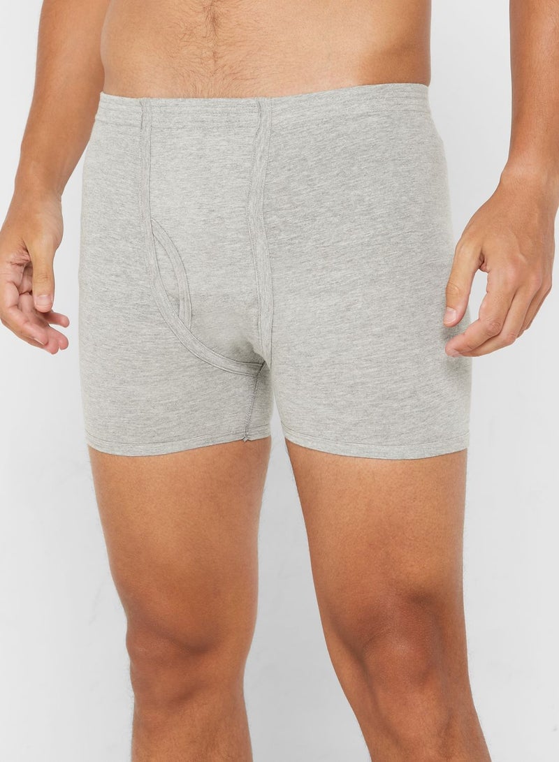 3 Pack Waist Band Boxers With Antibacterial Finish