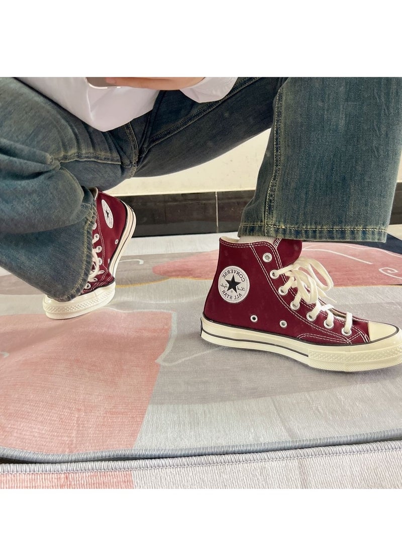 Classic High Top Sneaker Burgundy