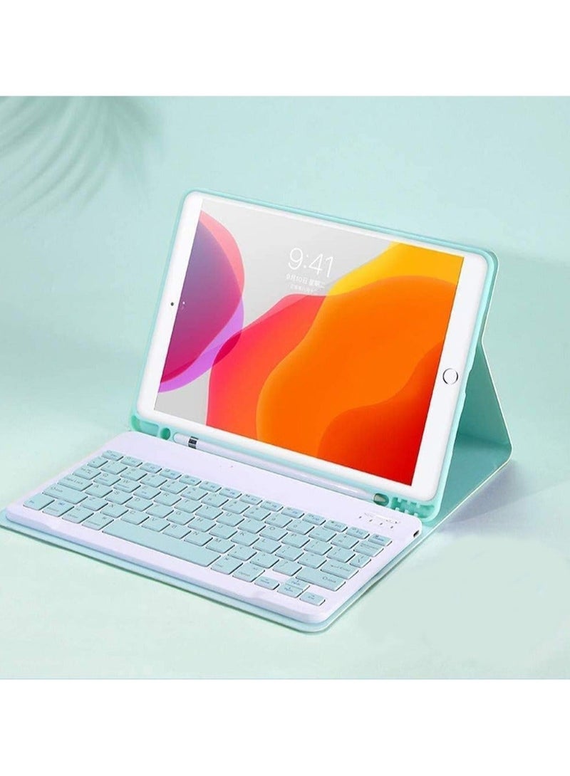 Keyboard Case for iPad Air 4 Gen 10.9 inch 2020, Detachable Wireless Bluetooth Keyboard Pencil Holder Slim Leather Smart Cover for New iPad Air 10.9