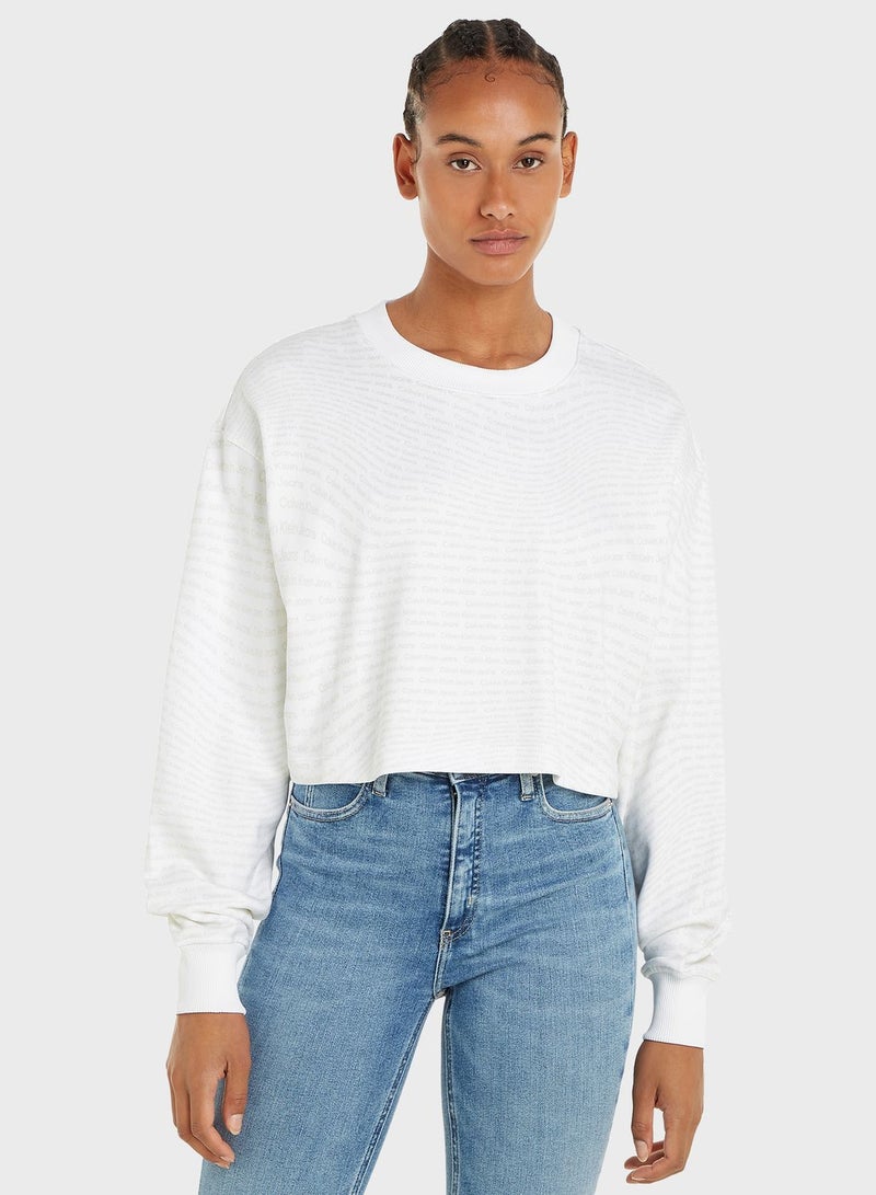 Crew Neck Crop Top