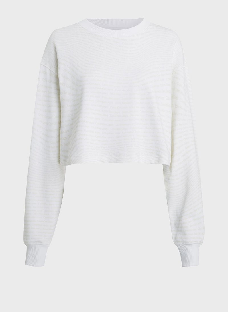 Crew Neck Crop Top