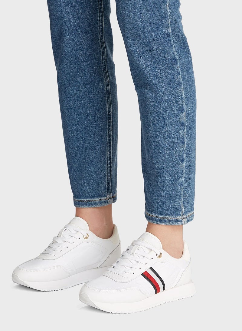 Lace Up Low Top Sneakers