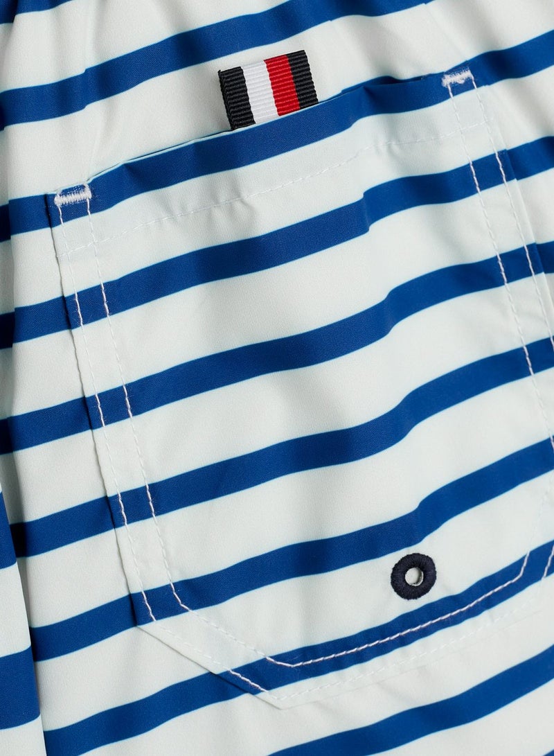 Youth Stripe Swim Shorts