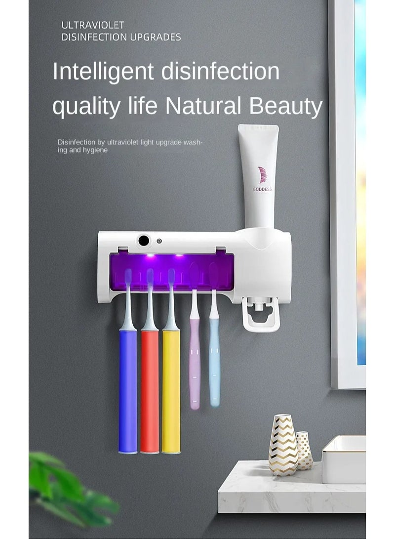 Toothbrush Sanitizer Uvc Toothbrush Holder Wall Toothbrush Holders Organizer For Bathroom