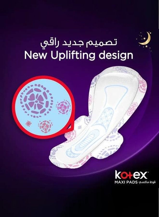 Anti-Leak Maxi Protect Pads with Wings - Night 48 Pads