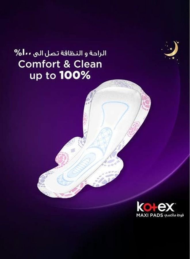 Anti-Leak Maxi Protect Pads with Wings - Night 48 Pads