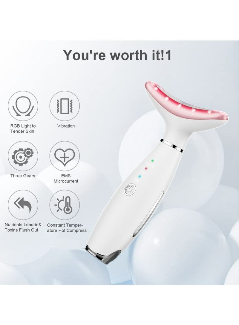 Neck Face Firming Wrinkle Removal Tool, Anti-Aging Face Massager for Face and Neck, Firming Wrinkle Removal Facial Massager Tool for Skin Care, Improve, Lifting, Tightening and Smooth