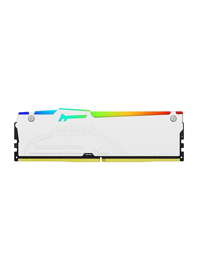 FURY Beast White RGB 64GB (2x32GB) 6000MT/s CL36 DDR5 Expo DIMM | Infrared Syncing | FURY CTRL Software | Overclocking | Plug N Play | AMD Expo | Kit of 2 | KF560C36BWEAK2-64