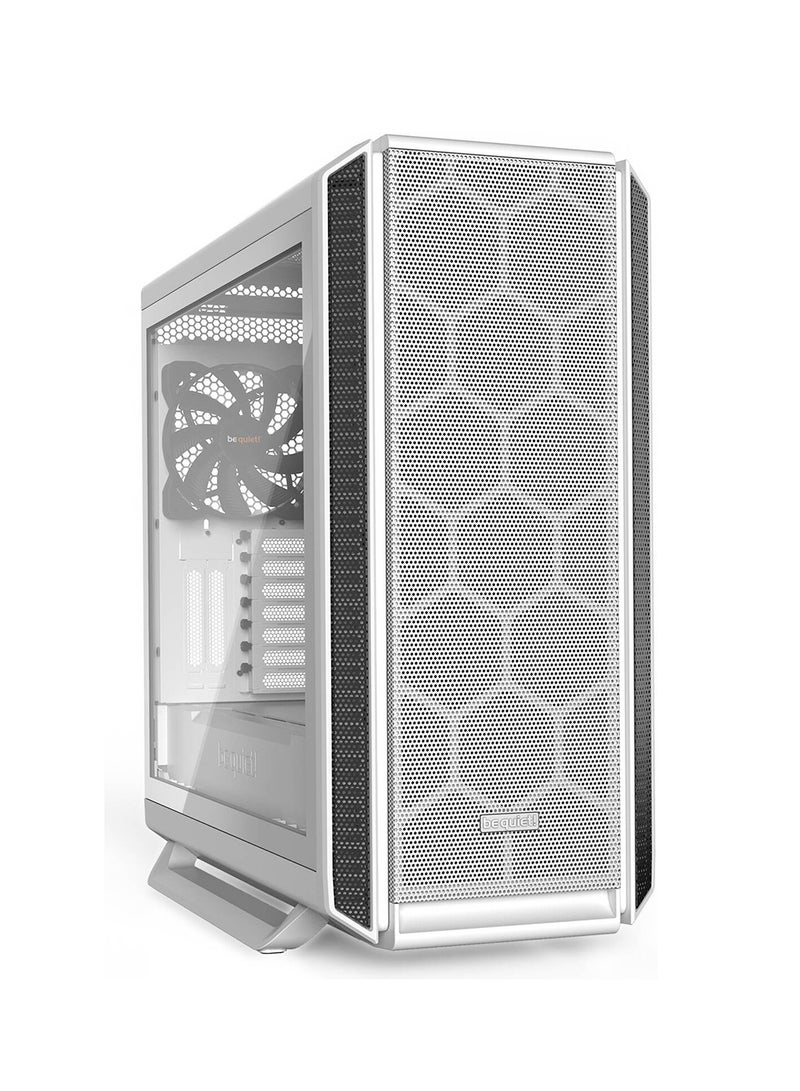 Silent Base 802 ATX Mid Tower Computer Case, 3x Pure Wings 2 140mm Pre-Installed Fan, Up to 420mm Radiator & 8x Fans Support, Removable Dust Filters, White | BG040